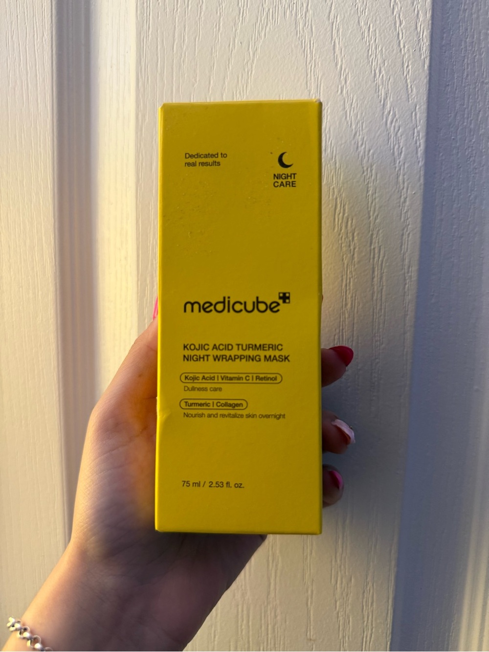 medicube Kojic Acid Turmeric Night Wrapping Mask — Yellow